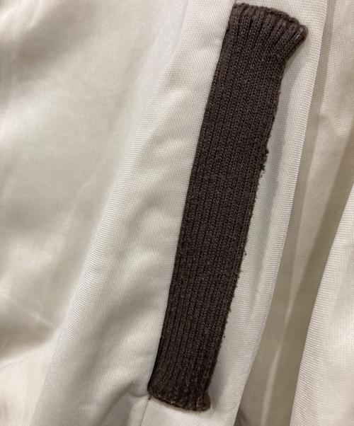 adidas（アディダス）adidas (アディダス) トラックジャケット アイボリー×ブラウン サイズ:105の古着・服飾アイテム