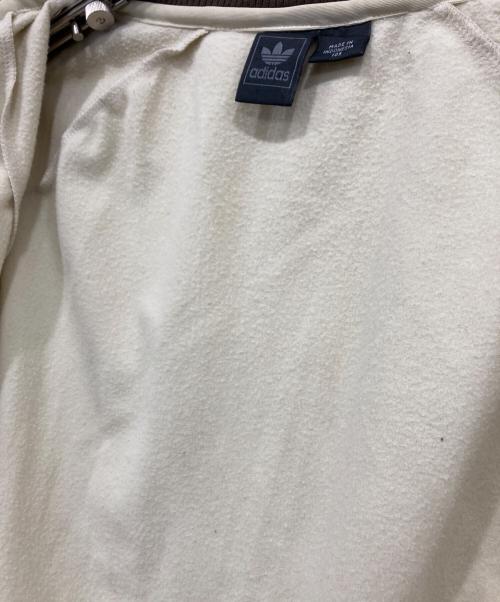 adidas（アディダス）adidas (アディダス) トラックジャケット アイボリー×ブラウン サイズ:105の古着・服飾アイテム