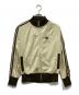 adidas（アディダス）の古着「トラックジャケット」｜アイボリー×ブラウン