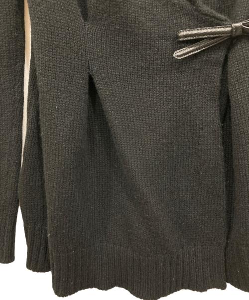 PRADA（プラダ）PRADA (プラダ) カシミヤニットカーディガン ブラック サイズ:38の古着・服飾アイテム