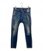 DSQUARED2ディースクエアード）の古着「ダメージデニムパンツ」｜インディゴ