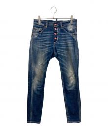 DSQUARED2（ディースクエアード）の古着「ダメージデニムパンツ」｜インディゴ