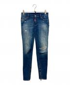 DSQUARED2ディースクエアード）の古着「ダメージデニムパンツ」｜インディゴ