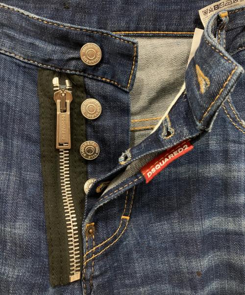DSQUARED2（ディースクエアード）DSQUARED2 (ディースクエアード) Skater Jeans インディゴ サイズ:48の古着・服飾アイテム