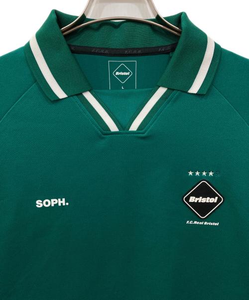 F.C.R.B. Bristol（エフシーアールビー）F.C.R.B. Bristol (エフシーアールビー) GAME SHIRT グリーン サイズ:Lの古着・服飾アイテム