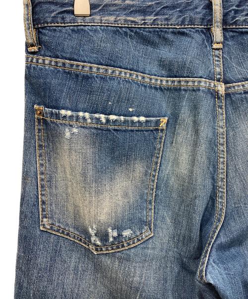 DSQUARED2（ディースクエアード）DSQUARED2 (ディースクエアード) ダメージデニムパンツ インディゴ サイズ:48の古着・服飾アイテム