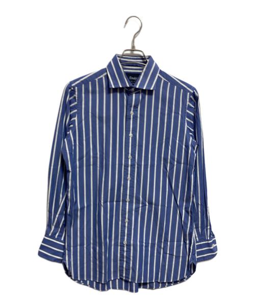 DRAKE'S（ドレイクス）DRAKE'S (ドレイクス) ストライプシャツ ネイビー サイズ: 15 1/2の古着・服飾アイテム