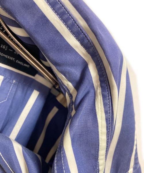 DRAKE'S（ドレイクス）DRAKE'S (ドレイクス) ストライプシャツ ネイビー サイズ: 15 1/2の古着・服飾アイテム