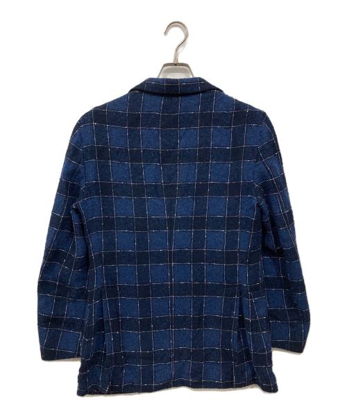 TAGLIATORE（タリアトーレ）TAGLIATORE (タリアトーレ) リネン混テーラードジャケット ネイビー サイズ:-の古着・服飾アイテム