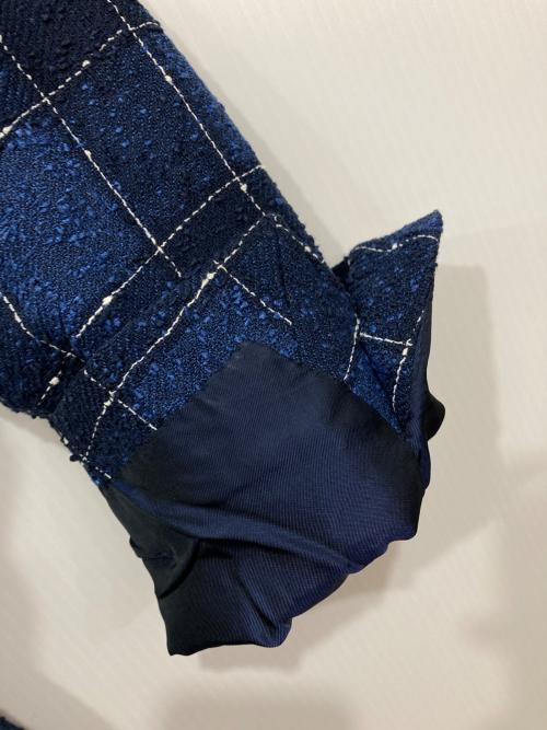 TAGLIATORE（タリアトーレ）TAGLIATORE (タリアトーレ) リネン混テーラードジャケット ネイビー サイズ:-の古着・服飾アイテム