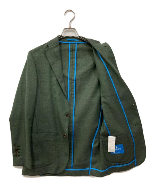 sacco（ザッコ）SACCO (ザッコ) テーラードジャケット グリーン サイズ:44の古着・服飾アイテム