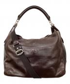 aniaryアニアリ）の古着「レザーショルダーバッグ」｜ブラウン