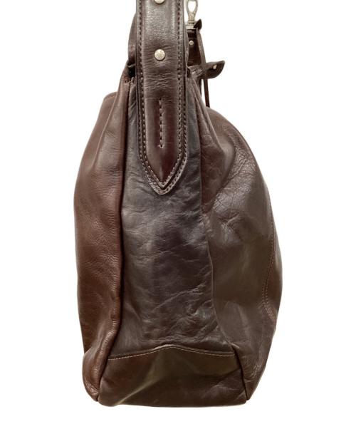 aniary（アニアリ）aniary (アニアリ) レザーショルダーバッグ ブラウンの古着・服飾アイテム