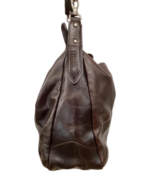 aniary（アニアリ）aniary (アニアリ) レザーショルダーバッグ ブラウンの古着・服飾アイテム