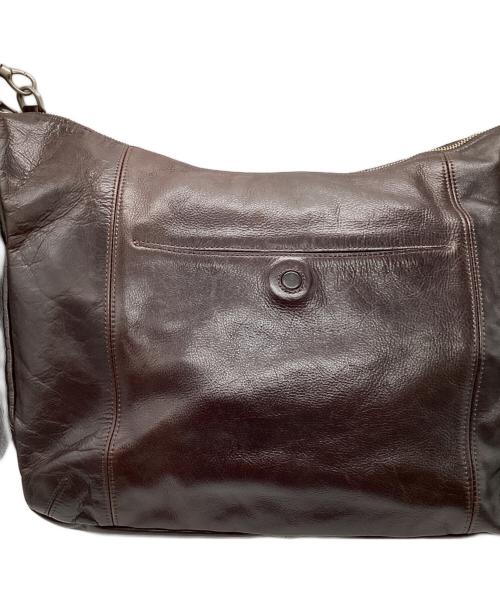 aniary（アニアリ）aniary (アニアリ) レザーショルダーバッグ ブラウンの古着・服飾アイテム