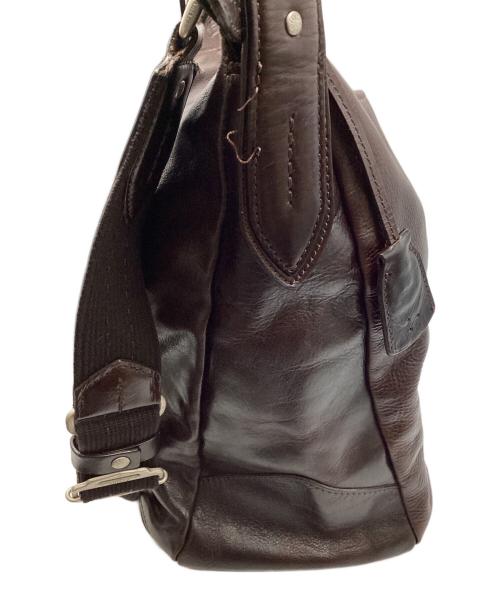 aniary（アニアリ）aniary (アニアリ) レザーショルダーバッグ ブラウンの古着・服飾アイテム
