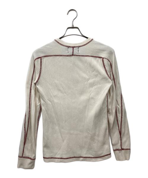 RRL（ダブルアールエル）RRL (ダブルアールエル) ヘンリーネックカットソー ホワイト サイズ:XSの古着・服飾アイテム