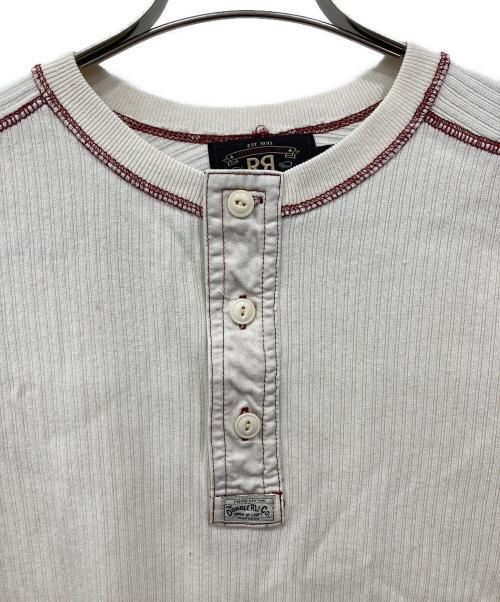 RRL（ダブルアールエル）RRL (ダブルアールエル) ヘンリーネックカットソー ホワイト サイズ:XSの古着・服飾アイテム