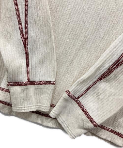 RRL（ダブルアールエル）RRL (ダブルアールエル) ヘンリーネックカットソー ホワイト サイズ:XSの古着・服飾アイテム