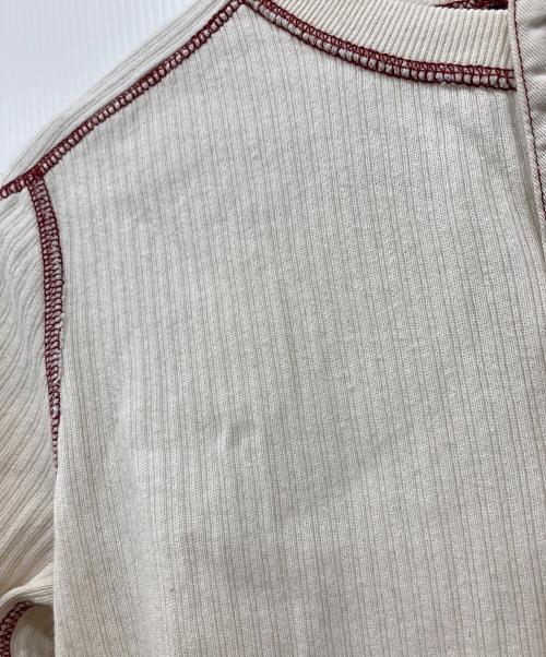 RRL（ダブルアールエル）RRL (ダブルアールエル) ヘンリーネックカットソー ホワイト サイズ:XSの古着・服飾アイテム