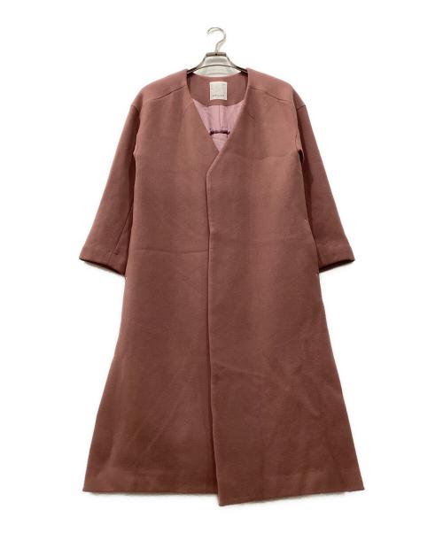 BABYLONE（バビロン）BABYLONE (バビロン) BELLANDIIガウンコート ピンク サイズ:36の古着・服飾アイテム