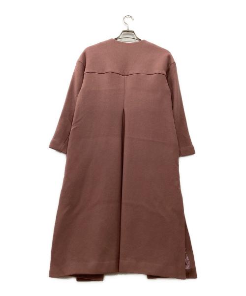 BABYLONE（バビロン）BABYLONE (バビロン) BELLANDIIガウンコート ピンク サイズ:36の古着・服飾アイテム