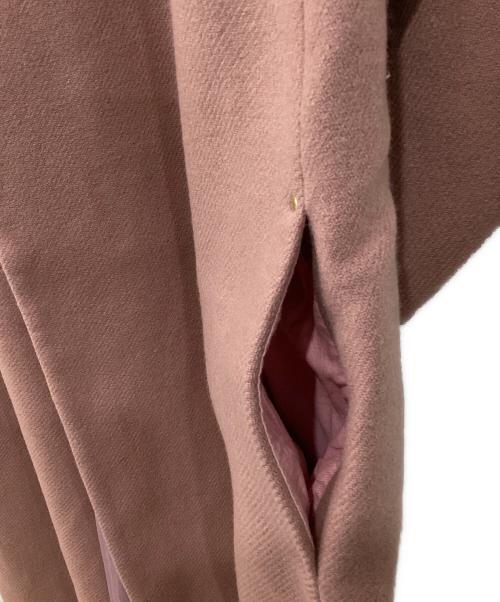 BABYLONE（バビロン）BABYLONE (バビロン) BELLANDIIガウンコート ピンク サイズ:36の古着・服飾アイテム