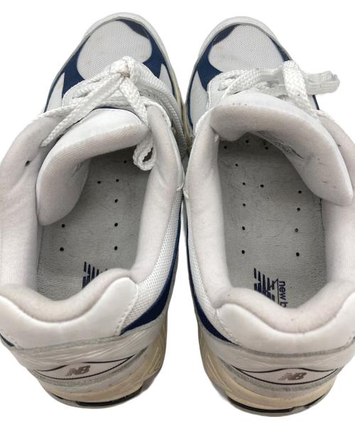 NEW BALANCE（ニューバランス）NEW BALANCE (ニューバランス) スニーカー ホワイト×ネイビー サイズ:24.5の古着・服飾アイテム