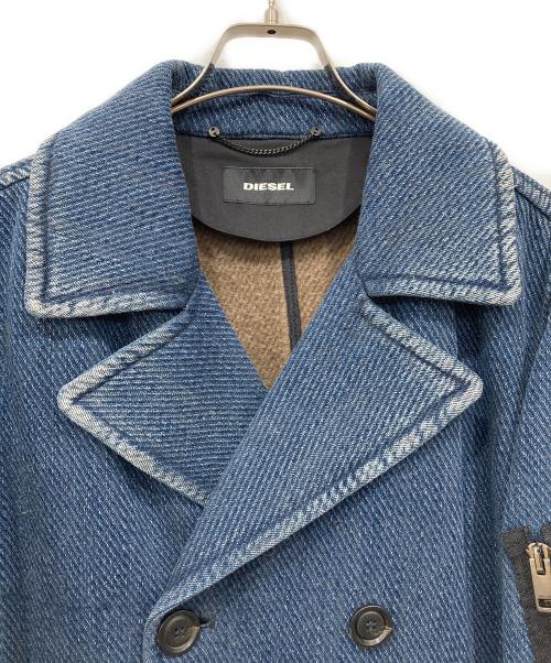 DIESEL（ディーゼル）DIESEL (ディーゼル) デニムPコート インディゴ サイズ:XLの古着・服飾アイテム