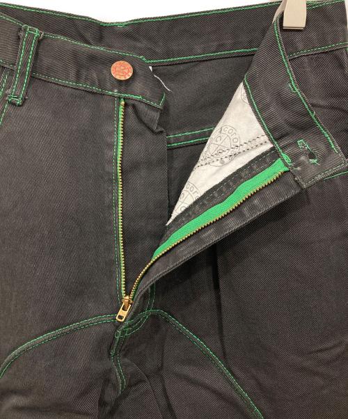 CROSS COLOURS（クロスカラーズ）CROSS COLOURS (クロスカラーズ) ステッチパンツ ブラック サイズ:30の古着・服飾アイテム