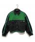 CROSS COLOURS（クロスカラーズ）の古着「デニムジャケット」｜グリーン×ブラック