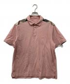 BLACK LABEL CRESTBRIDGEブラックレーベル クレストブリッジ）の古着「ポロシャツ」｜ピンク