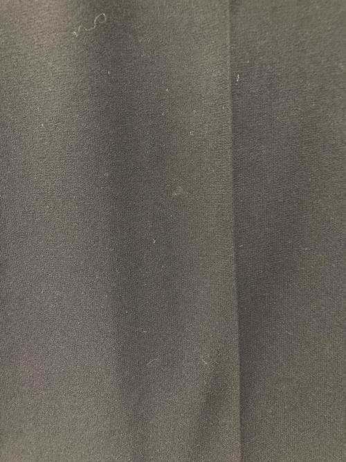 L'UNE（リュンヌ）L'UNE (リュンヌ) バックサテンセミフレアパンツ ネイビー サイズ:38の古着・服飾アイテム