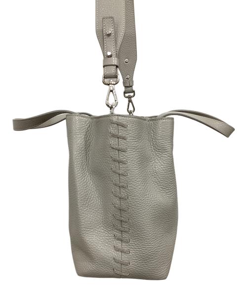Fabiana Filippi（ファビアナフィリッピ）Fabiana Filippi (ファビアナフィリッピ) 2WAYバッグ グレーの古着・服飾アイテム
