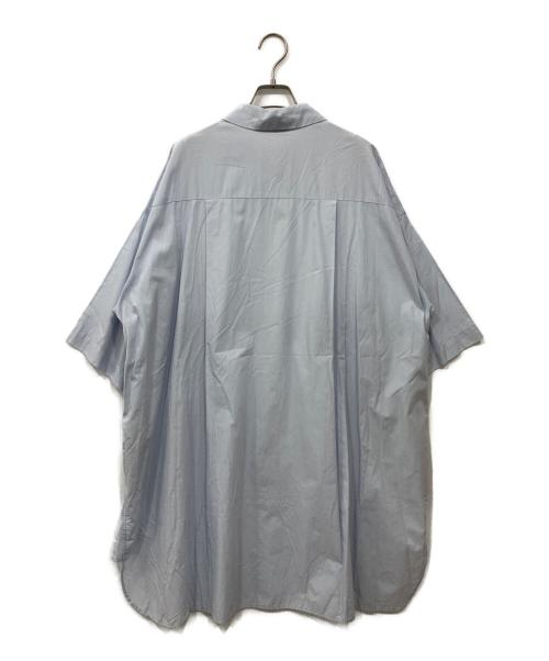 mizuiro-ind（ミズイロインド）mizuiro-ind (ミズイロインド) シャツワンピース ブルー サイズ:Freeの古着・服飾アイテム