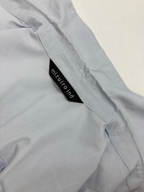 mizuiro-ind（ミズイロインド）mizuiro-ind (ミズイロインド) シャツワンピース ブルー サイズ:Freeの古着・服飾アイテム