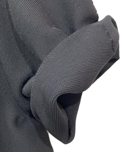 machatt（マチャット）machatt (マチャット) ホールガーメントフォルム半袖ニット ブラック サイズ:Freeの古着・服飾アイテム