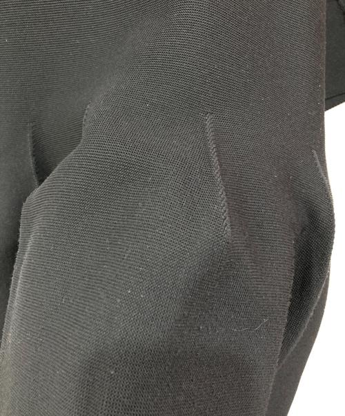 machatt（マチャット）machatt (マチャット) ホールガーメントフォルム半袖ニット ブラック サイズ:Freeの古着・服飾アイテム