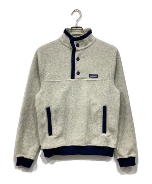 Patagonia（パタゴニア）Patagonia (パタゴニア) シアーリングボタンプルオーバー ホワイト サイズ:XSの古着・服飾アイテム