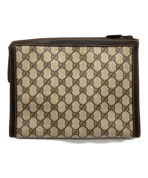 GUCCI（グッチ）GUCCI (グッチ) GG クラッチバッグ ベージュの古着・服飾アイテム