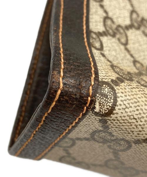 GUCCI（グッチ）GUCCI (グッチ) GG クラッチバッグ ベージュの古着・服飾アイテム