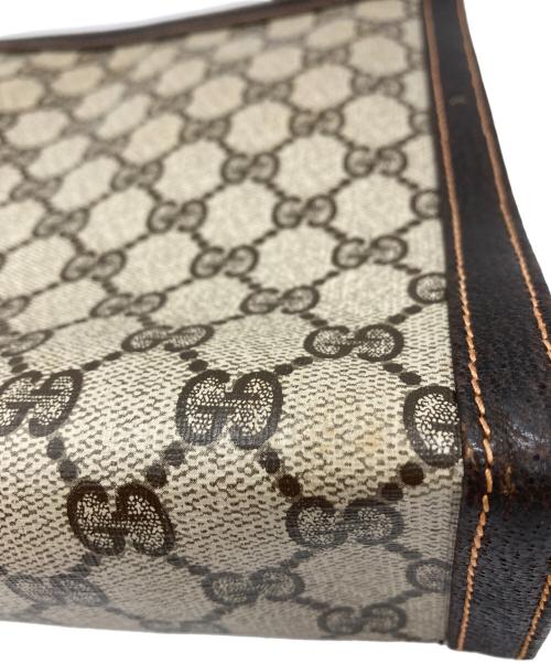 GUCCI（グッチ）GUCCI (グッチ) GG クラッチバッグ ベージュの古着・服飾アイテム