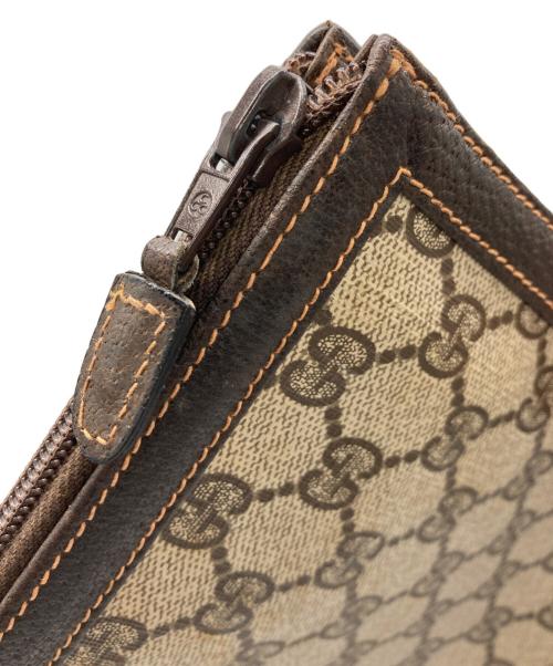 GUCCI（グッチ）GUCCI (グッチ) GG クラッチバッグ ベージュの古着・服飾アイテム