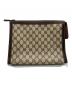 GUCCI（グッチ）の古着「GG クラッチバッグ」｜ベージュ