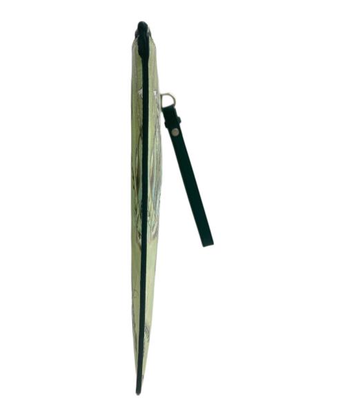 dunhill（ダンヒル）dunhill (ダンヒル) アクアリウム スモール ジップ フォリオ グリーンの古着・服飾アイテム