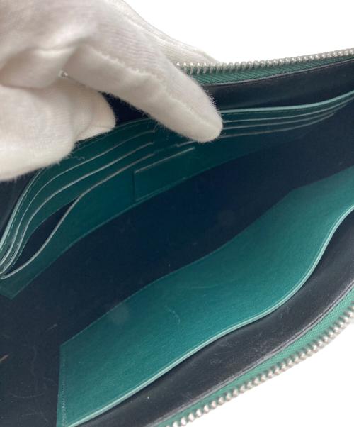 dunhill（ダンヒル）dunhill (ダンヒル) アクアリウム スモール ジップ フォリオ グリーンの古着・服飾アイテム