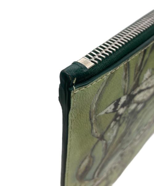 dunhill（ダンヒル）dunhill (ダンヒル) アクアリウム スモール ジップ フォリオ グリーンの古着・服飾アイテム