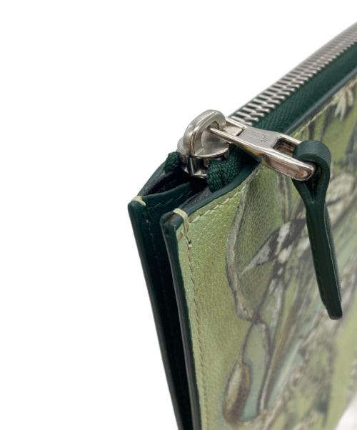 dunhill（ダンヒル）dunhill (ダンヒル) アクアリウム スモール ジップ フォリオ グリーンの古着・服飾アイテム