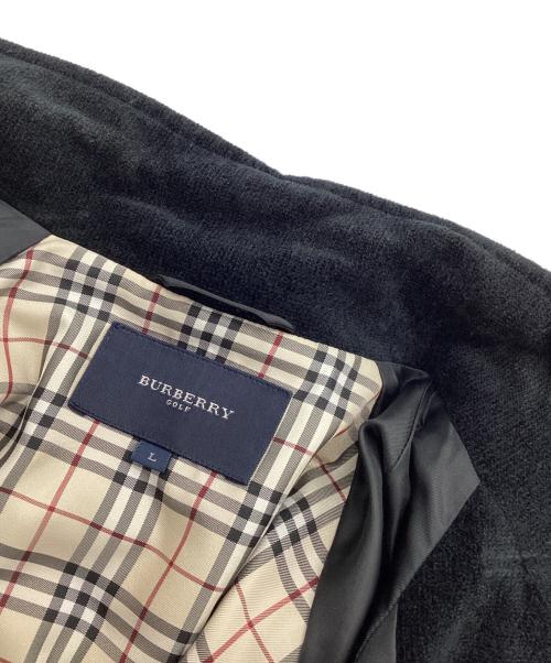 BURBERRY GOLF（バーバリーゴルフ）BURBERRY GOLF (バーバリーゴルフ) フーデッドコート ブラック サイズ:Lの古着・服飾アイテム