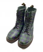 Dr.Martensドクターマーチン）の古着「8ホールレインブーツ」｜ネイビー×グリーン